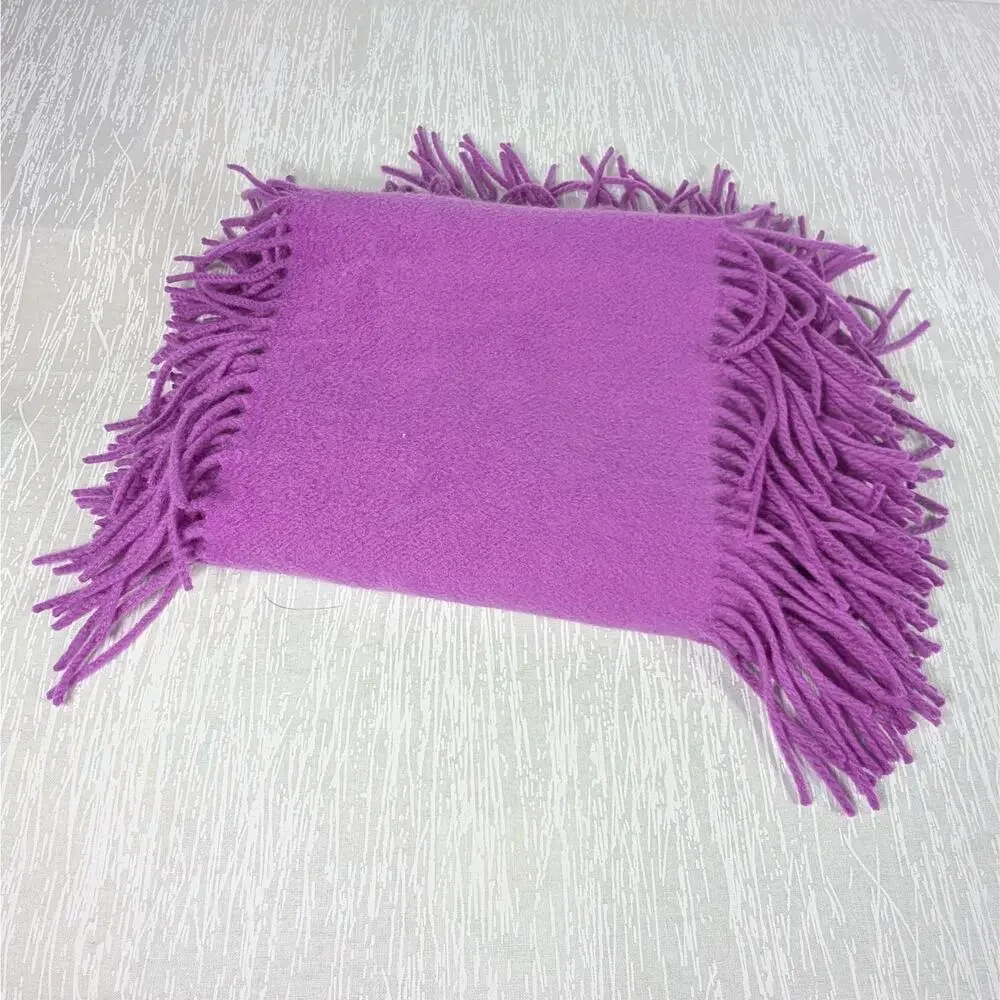 Nordstrom 100% Cashmere Scarf Magneta Purple Minimalist Luxury